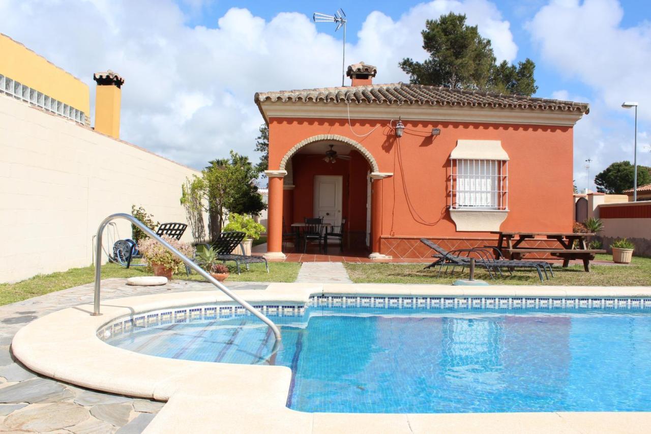 Chalet Marisma Con Piscina Privada Villa Chiclana de la Frontera Exteriör bild